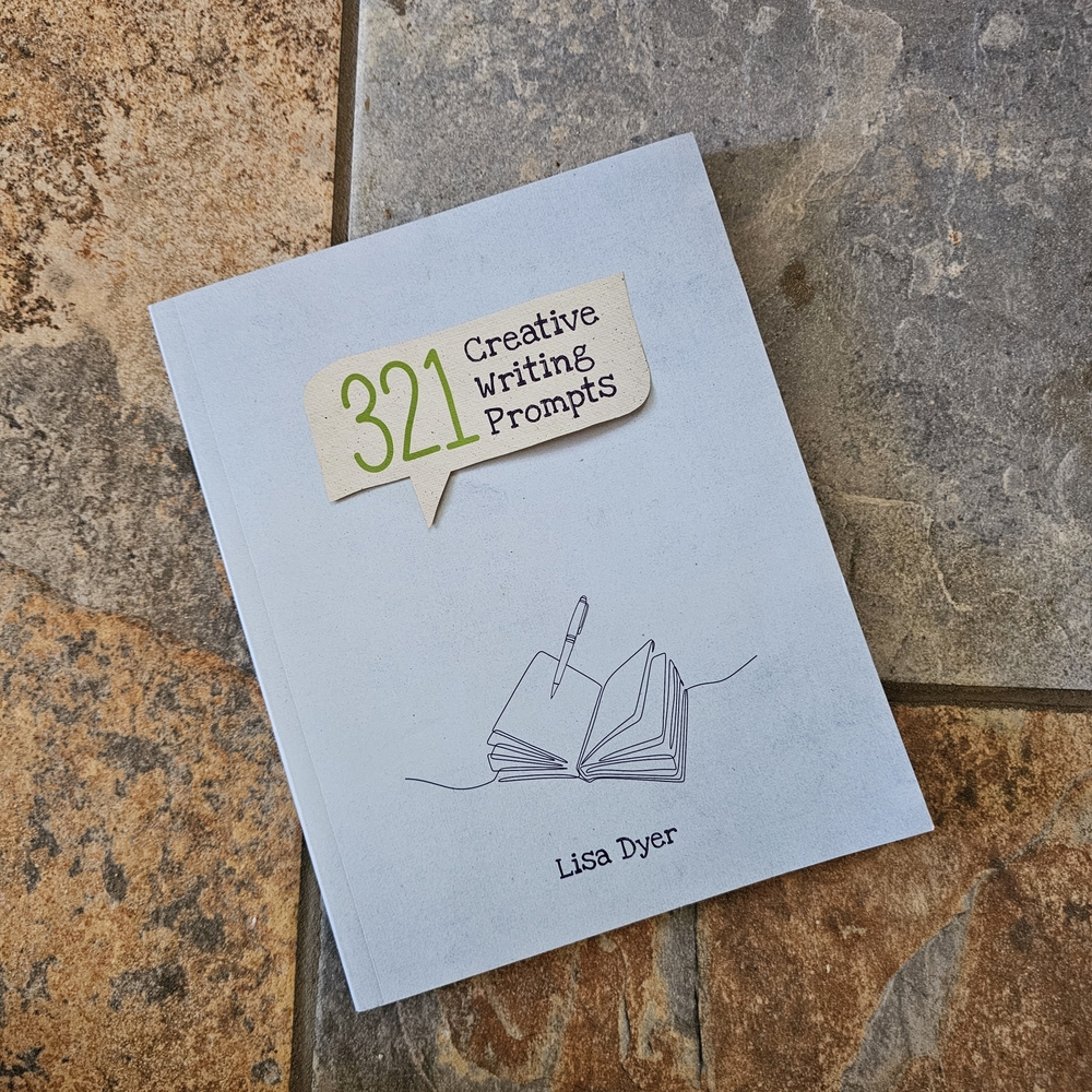 Creative Writing Prompts Book - Blue Cover